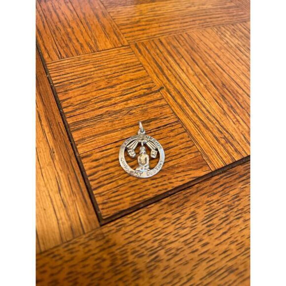 Saint Genesius Guide My Destiny pendant charm
